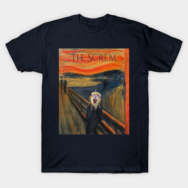 The Screm - cockatiel Munch T-Shirt by FandomizedRose